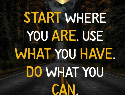 Start Where You Are. Use What You Have. Do What You Can-thepickquotes.com